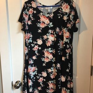 Floral stretchy dress